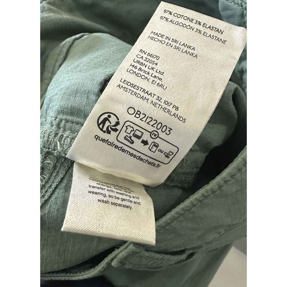 Pilcro Anthropologie The Wanderer Mid-Rise Relaxed-Leg Pants Green Size 33 - Picture 8 of 13